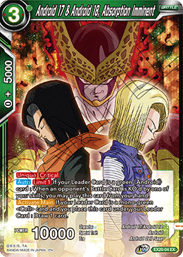 Android 17 & Android 18, Absorption Imminent (EX20-04) [Ultimate Deck 2022] | Sanctuary Gaming