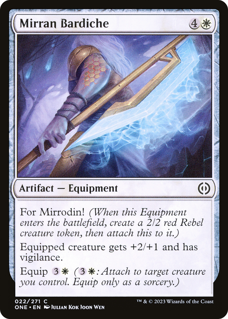 Mirran Bardiche [Phyrexia: All Will Be One] | Sanctuary Gaming
