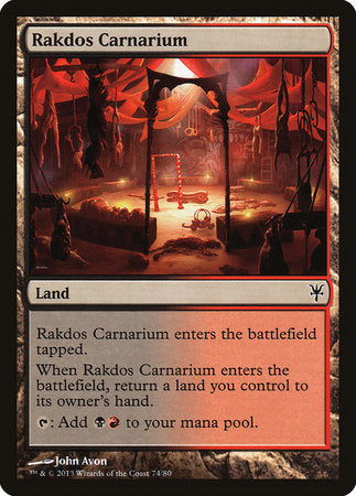 Rakdos Carnarium [Duel Decks: Sorin vs. Tibalt] | Sanctuary Gaming