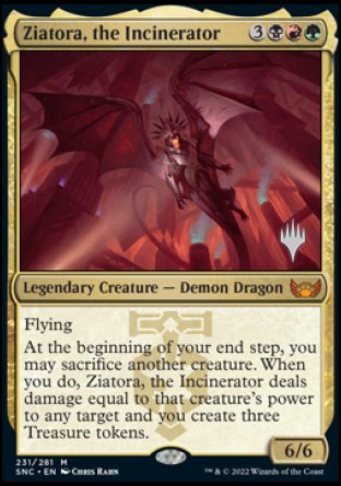 Ziatora, the Incinerator (Promo Pack) [Streets of New Capenna Promos] | Sanctuary Gaming