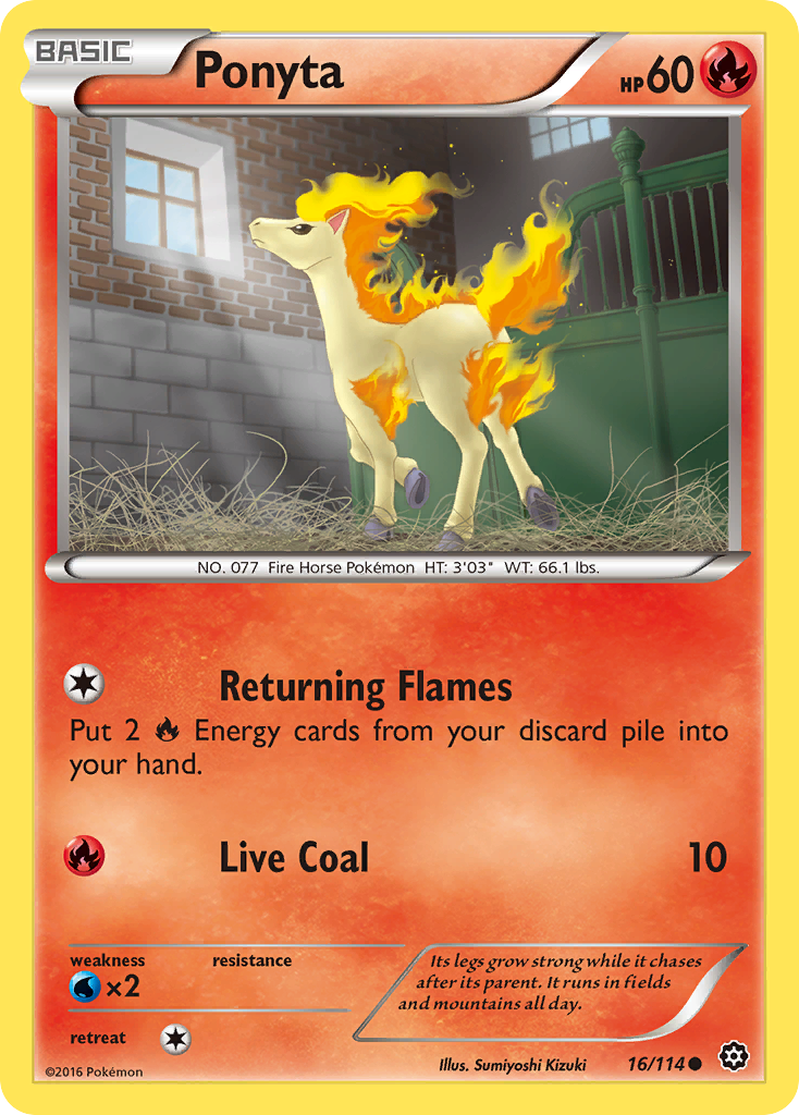 Ponyta (16/114) [XY: Steam Siege] | Sanctuary Gaming