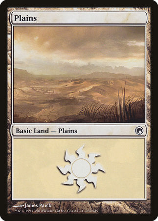 Plains (232) [Scars of Mirrodin] | Sanctuary Gaming