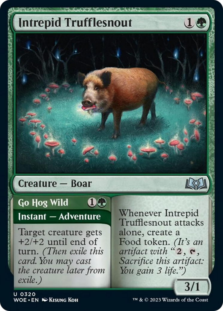Intrepid Trufflesnout // Go Hog Wild [Wilds of Eldraine] | Sanctuary Gaming