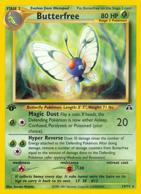Butterfree (19/75) [Neo Discovery 1st Edition] | Sanctuary Gaming