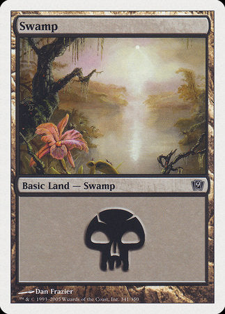 Swamp (341) [Ninth Edition] | Sanctuary Gaming