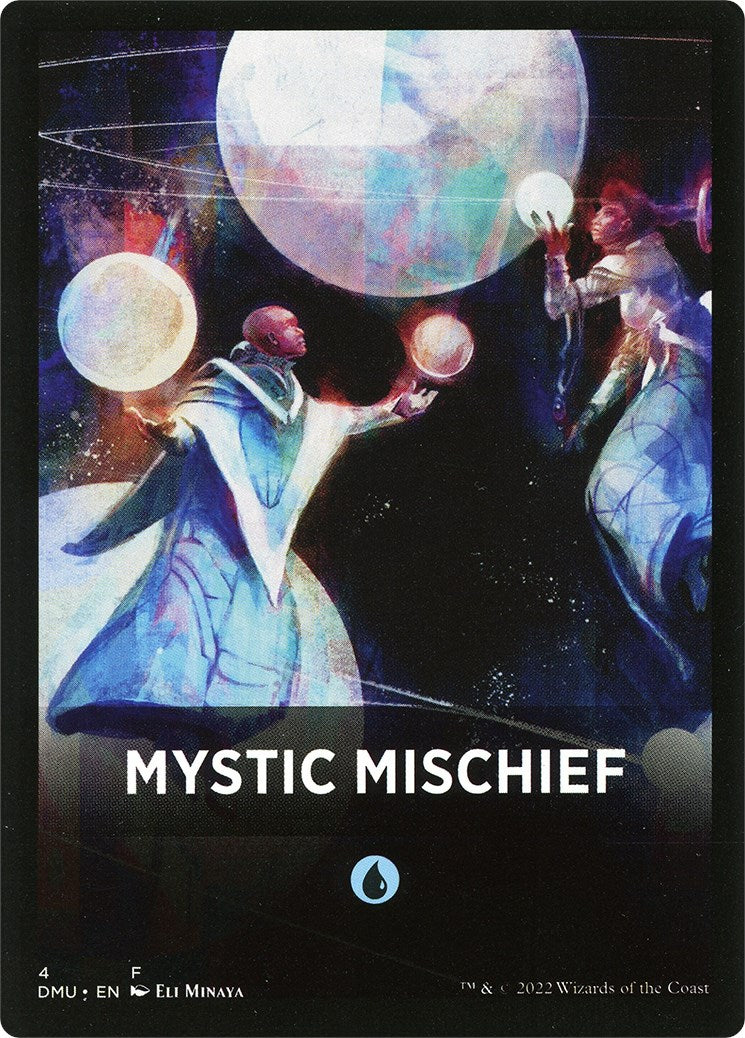 Mystic Mischief Theme Card [Dominaria United Tokens] | Sanctuary Gaming