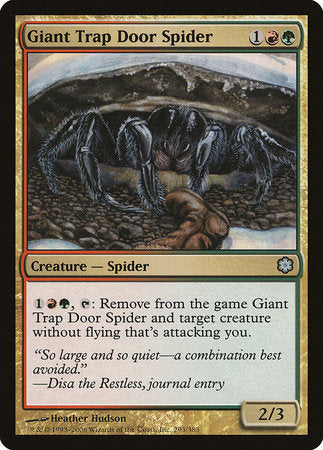 Giant Trap Door Spider [Coldsnap Theme Decks] | Sanctuary Gaming