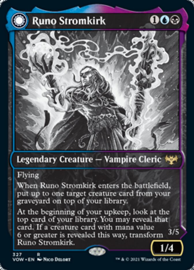 Runo Stromkirk // Krothuss, Lord of the Deep (Showcase Eternal Night) [Innistrad: Crimson Vow] | Sanctuary Gaming
