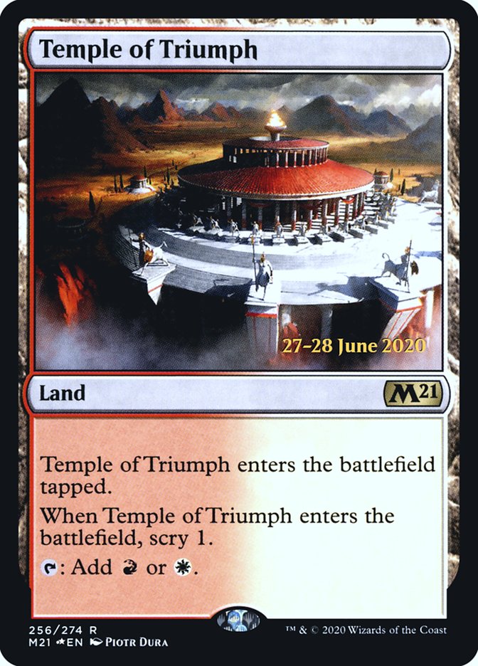 Temple of Triumph  [Core Set 2021 Prerelease Promos] | Sanctuary Gaming