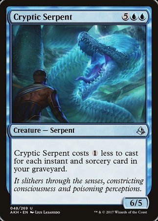 Cryptic Serpent [Amonkhet] | Sanctuary Gaming