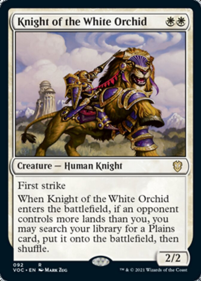 Knight of the White Orchid [Innistrad: Crimson Vow Commander] | Sanctuary Gaming