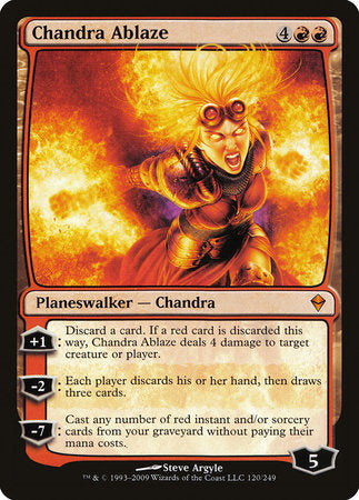 Chandra Ablaze [Zendikar] | Sanctuary Gaming