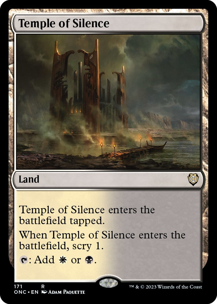 Temple of Silence [Phyrexia: All Will Be One Commander] | Sanctuary Gaming