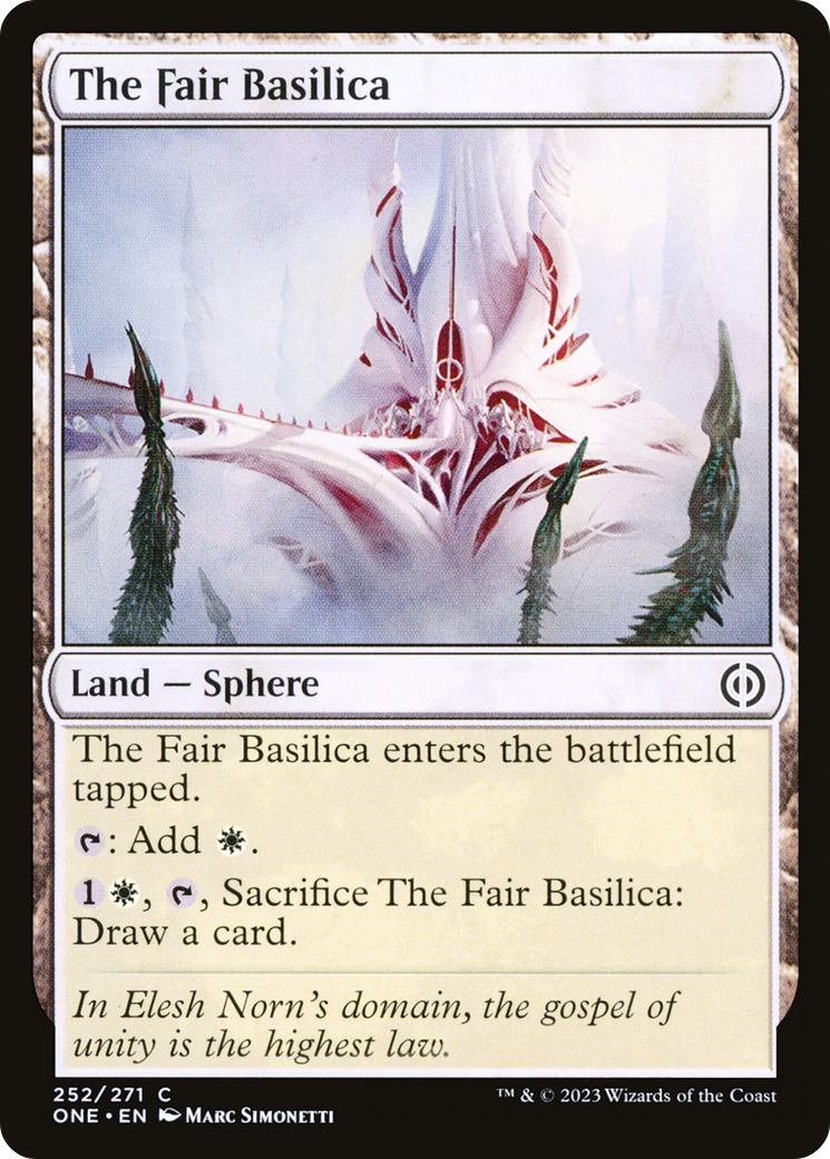 The Fair Basilica [Phyrexia: All Will Be One] | Sanctuary Gaming