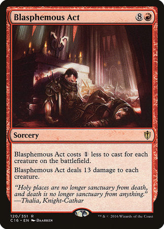 Blasphemous Act [Commander 2016] | Sanctuary Gaming
