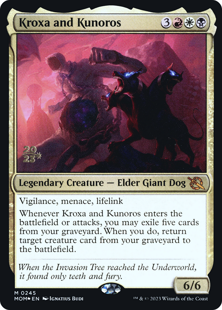 Kroxa and Kunoros [March of the Machine Prerelease Promos] | Sanctuary Gaming