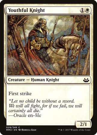 Youthful Knight [Modern Masters 2017] | Sanctuary Gaming