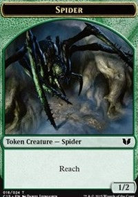 Spider // Wolf Double-Sided Token [Commander 2015 Tokens] | Sanctuary Gaming