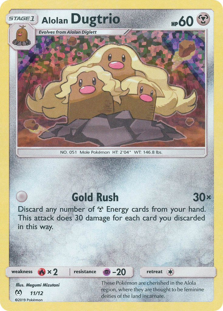 Alolan Dugtrio (11/12) [McDonald's Promos: 2019 Collection] | Sanctuary Gaming