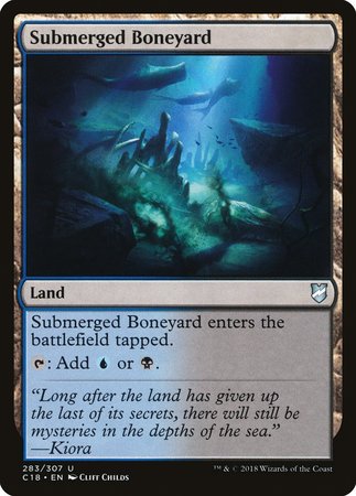 Submerged Boneyard [Commander 2018] | Sanctuary Gaming