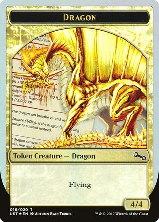 Gold Dragon Token [Unstable Tokens] | Sanctuary Gaming