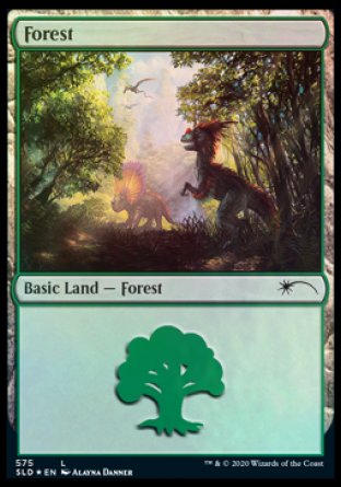 Forest (Dinosaurs) (575) [Secret Lair Drop Promos] | Sanctuary Gaming