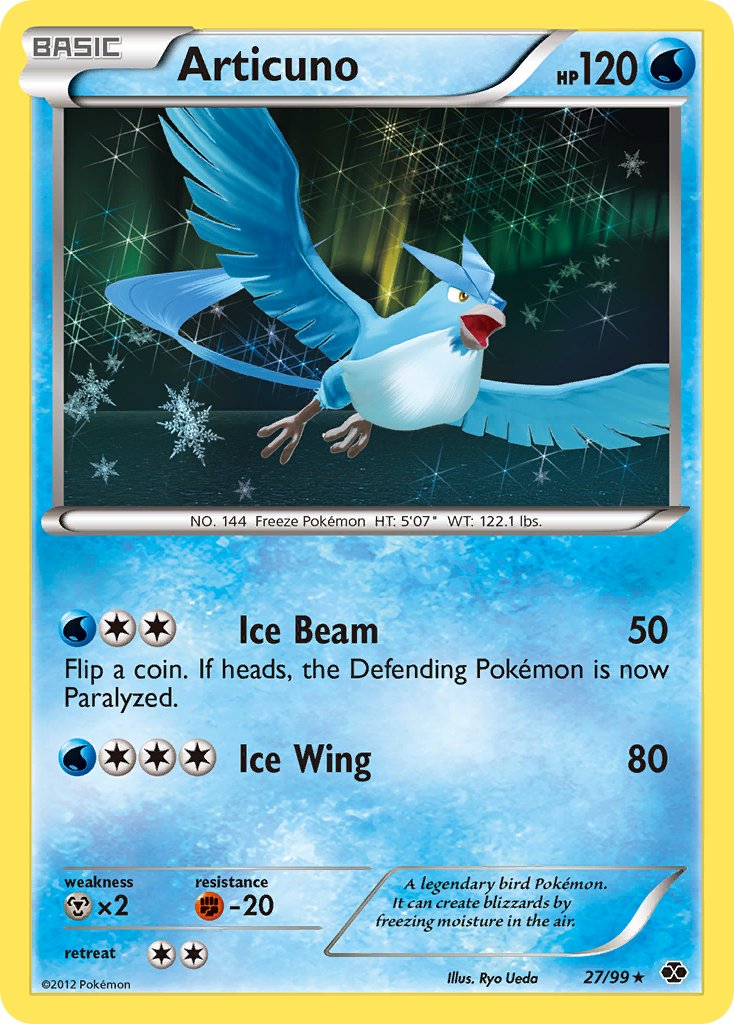 Articuno (27/99) (Blister Exclusive) [Black & White: Next Destinies] | Sanctuary Gaming