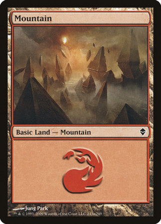 Mountain (243a) [Zendikar] | Sanctuary Gaming