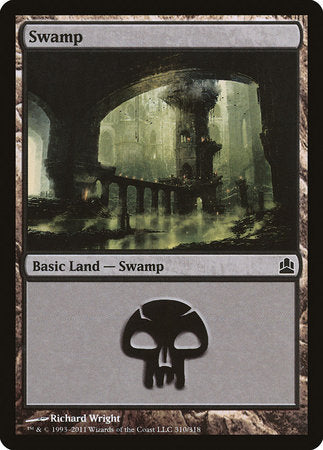 Swamp (310) [Commander 2011] | Sanctuary Gaming