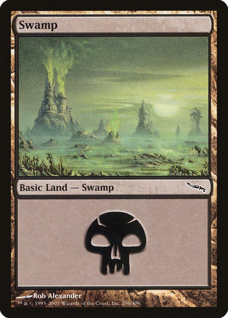 Swamp (296) [Mirrodin] | Sanctuary Gaming