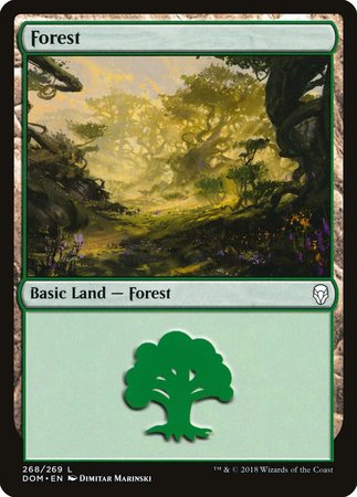 Forest (268) [Dominaria] | Sanctuary Gaming