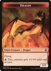 Dragon // Treasure Token [Commander Legends Tokens] | Sanctuary Gaming