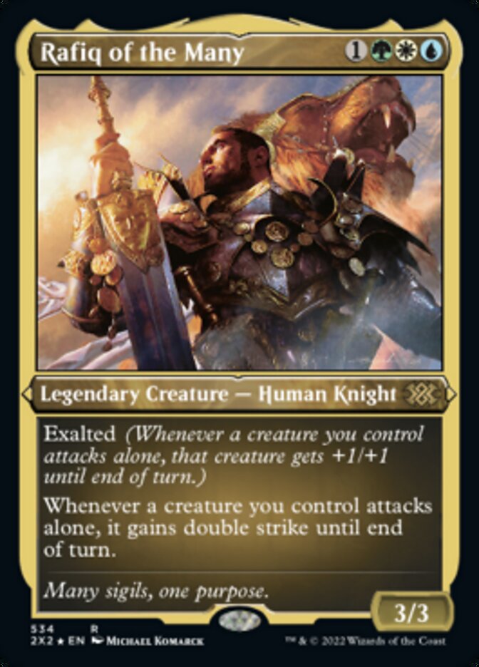 Rafiq of the Many (Foil Etched) [Double Masters 2022] | Sanctuary Gaming