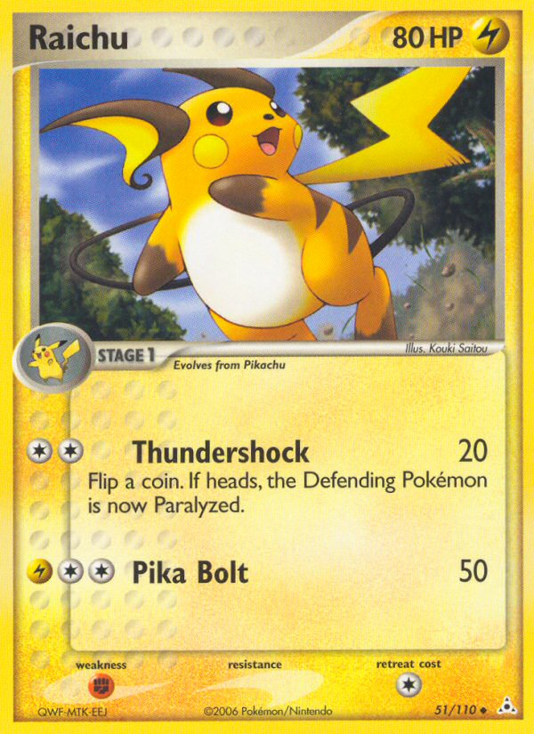 Raichu (51/110) [EX: Holon Phantoms] | Sanctuary Gaming