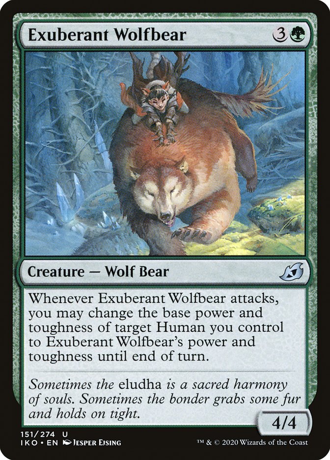 Exuberant Wolfbear [Ikoria: Lair of Behemoths] | Sanctuary Gaming