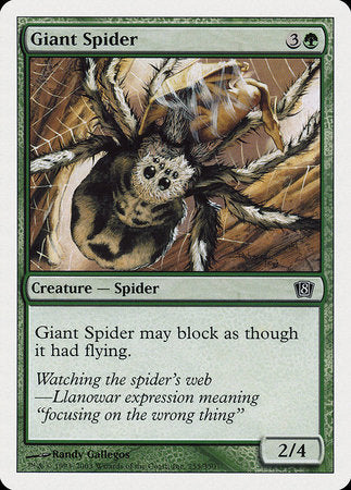 Giant Spider [Eighth Edition] | Sanctuary Gaming