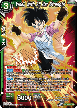 Videl, With All Her Strength (BT14-067) [Cross Spirits] | Sanctuary Gaming