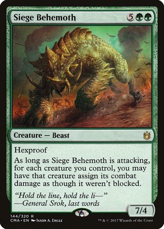 Siege Behemoth [Commander Anthology] | Sanctuary Gaming