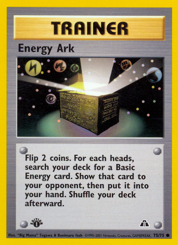 Energy Ark (75/75) [Neo Discovery 1st Edition] | Sanctuary Gaming