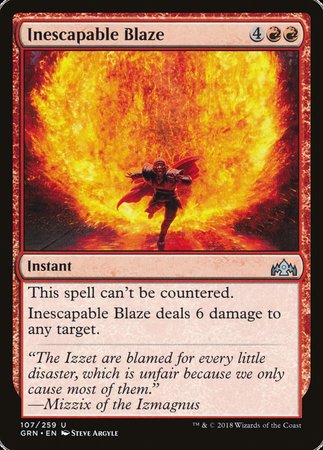 Inescapable Blaze [Guilds of Ravnica] | Sanctuary Gaming