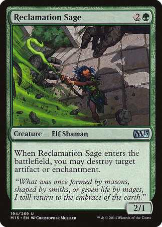 Reclamation Sage [Magic 2015] | Sanctuary Gaming