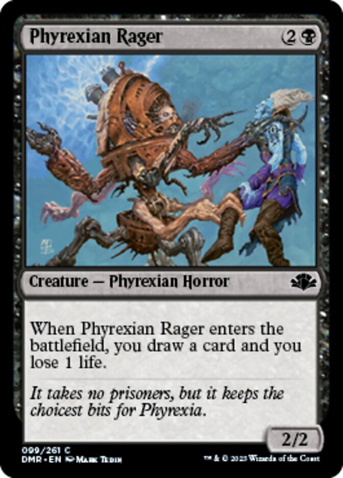 Phyrexian Rager [Dominaria Remastered] | Sanctuary Gaming