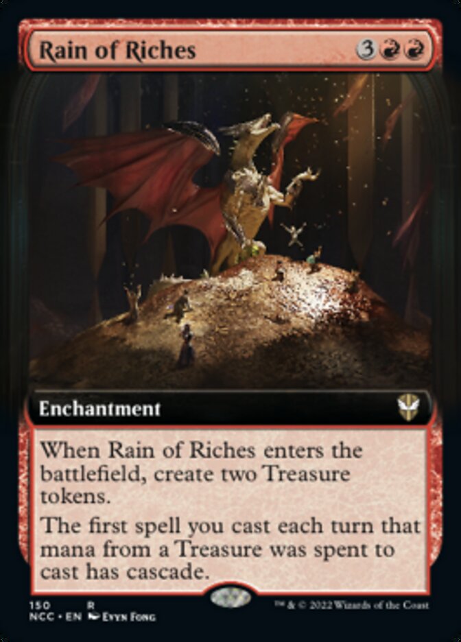 Rain of Riches (Extended Art) [Streets of New Capenna Commander] | Sanctuary Gaming