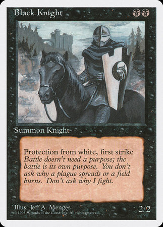 Black Knight [Fourth Edition] | Sanctuary Gaming