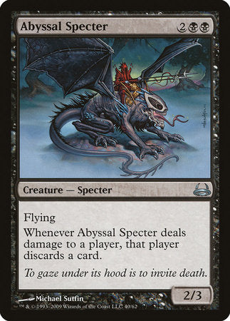 Abyssal Specter [Duel Decks: Divine vs. Demonic] | Sanctuary Gaming