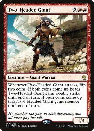 Two-Headed Giant [Dominaria Promos] | Sanctuary Gaming