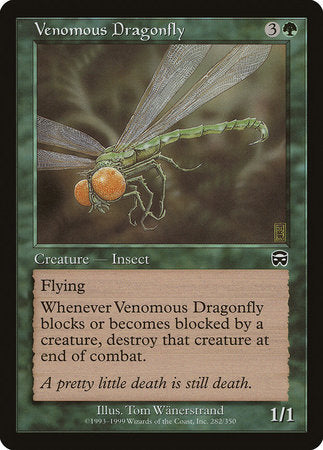 Venomous Dragonfly [Mercadian Masques] | Sanctuary Gaming