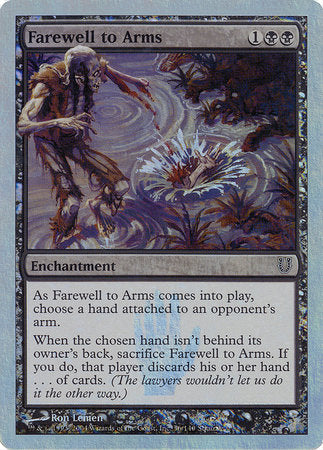 Farewell to Arms (Alternate Foil) [Unhinged] | Sanctuary Gaming