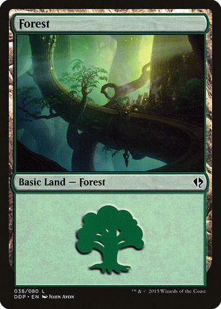 Forest (38) [Duel Decks: Zendikar vs. Eldrazi] | Sanctuary Gaming