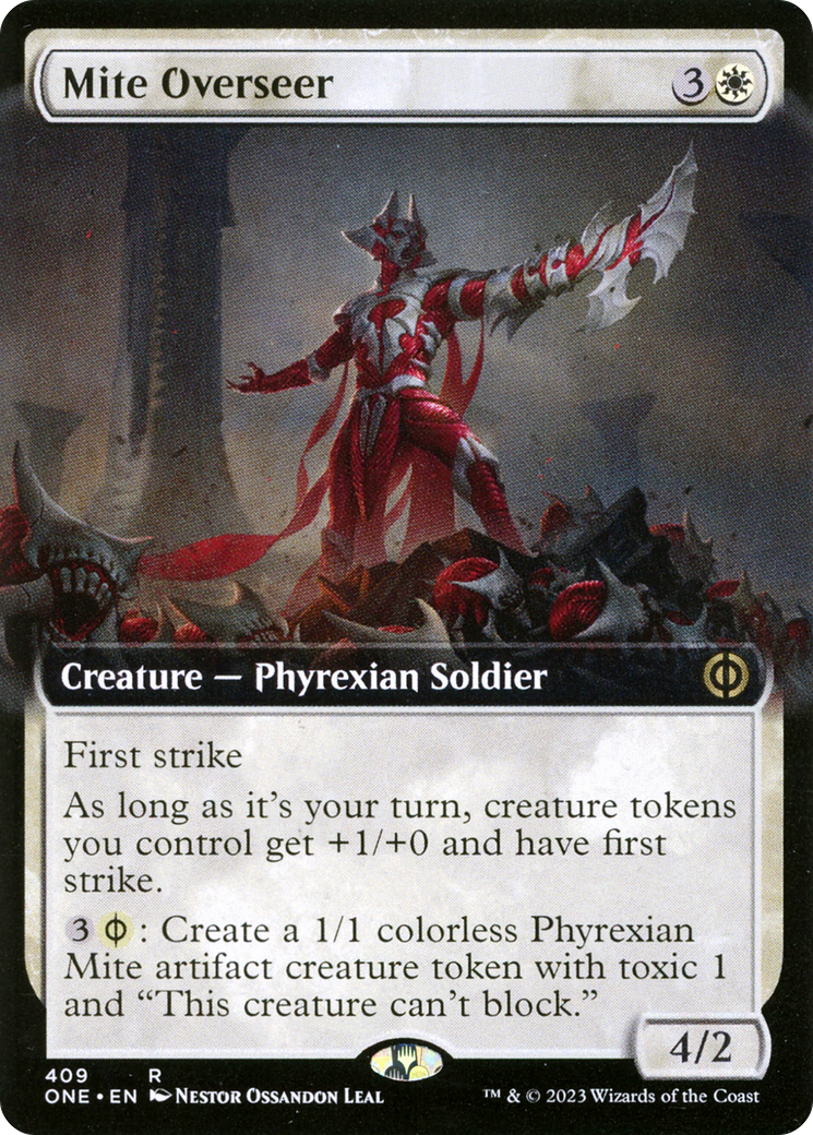 Mite Overseer (Extended Art) [Phyrexia: All Will Be One] | Sanctuary Gaming